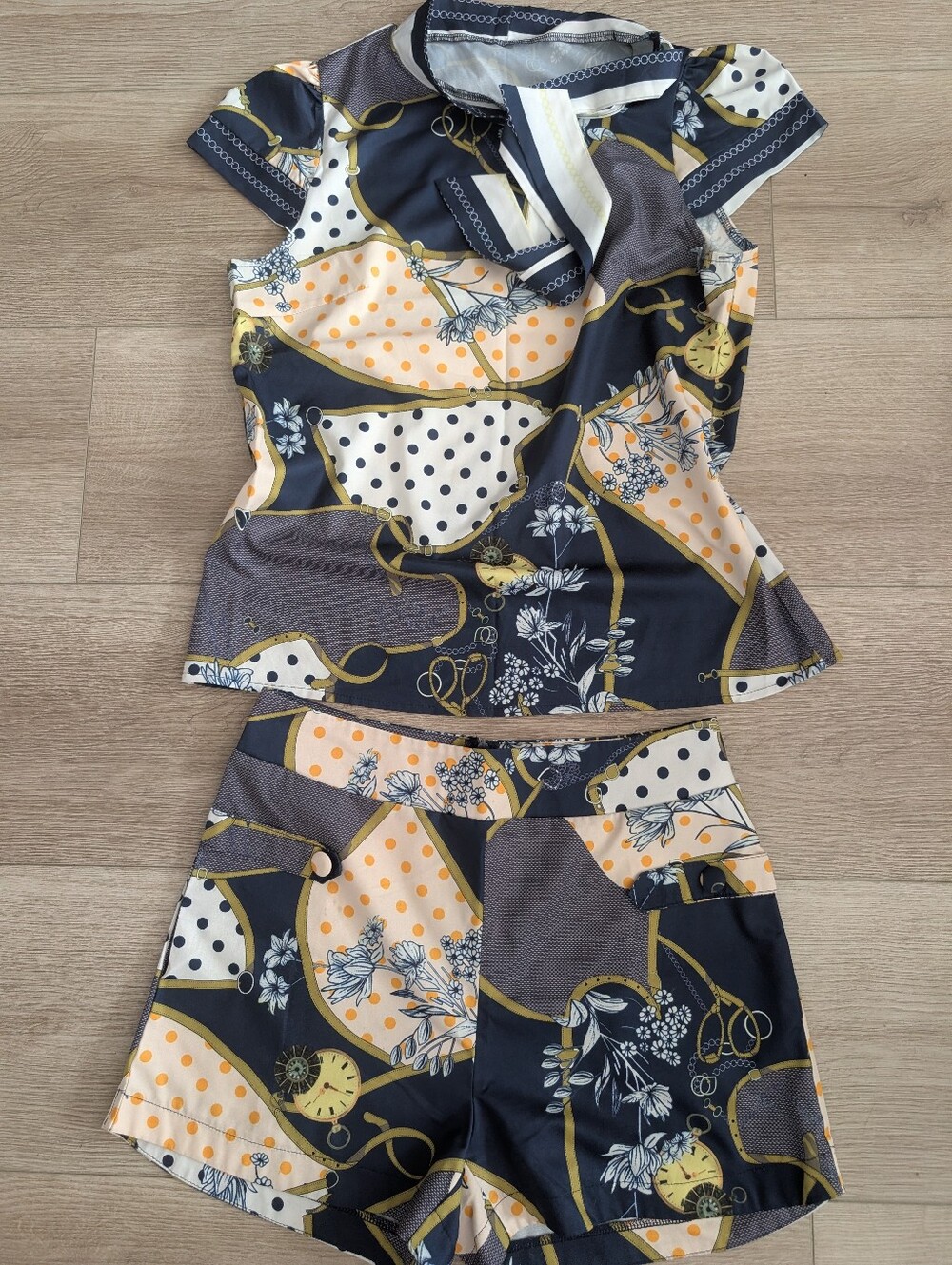 Patterned Two Piece Set